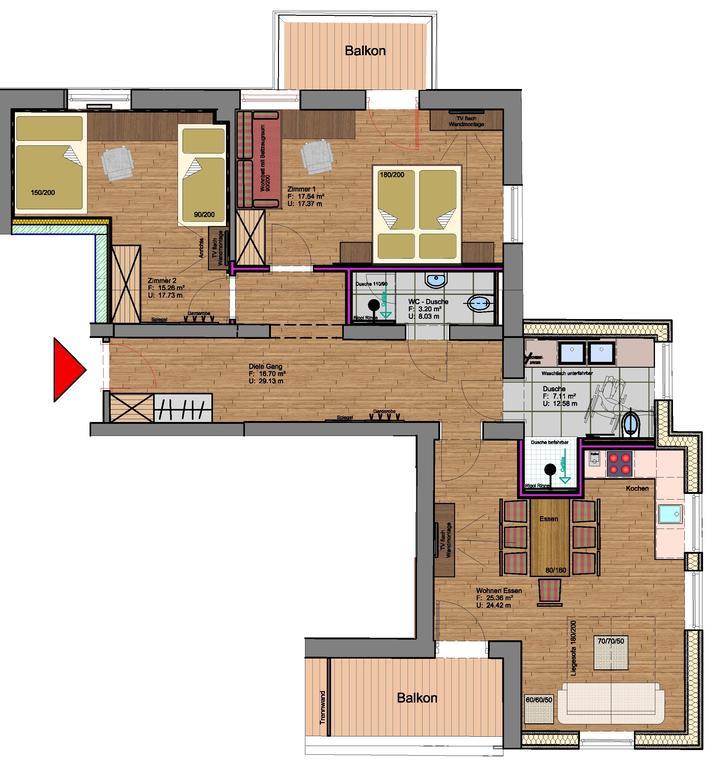 Appartements Rofan Maurach  Room photo